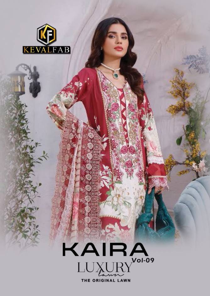  KAIRA 9 Heavy Law Printed Casual Wear Designer Karachi Dress Material Collection